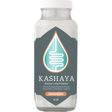 Kashaya Therapeutic A Plant-based, bio-available probiotic supplement with 13- living strains, organic coconut, and a tad of seaweed powder,