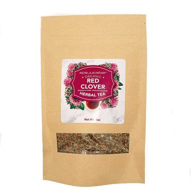 Red Clover herbal tea is traditionally used as an expectorant and a mucus thinner, especially for children's colds and respiratory problems.  For women the herb is a possible alternative to hormone replacement therapy in menopause and PMS.  Research has shown red clover prevents or reduces prostate enlargement. 